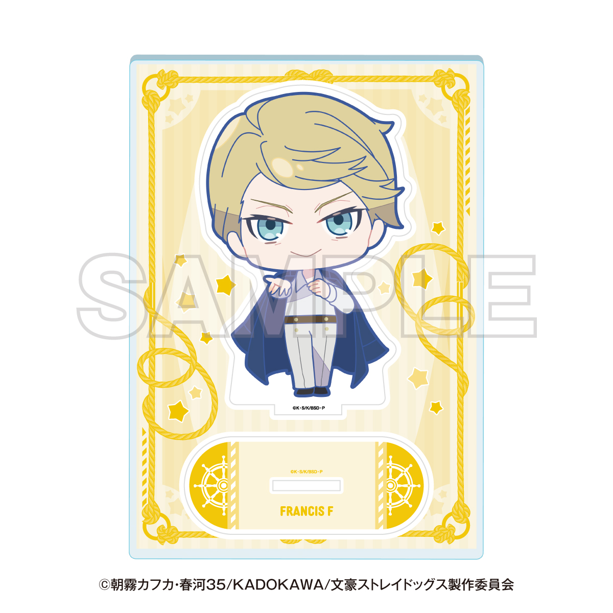 "Bungo Stray Dogs" Yokohama Tour Mini Character Acrylic Stand Francis F