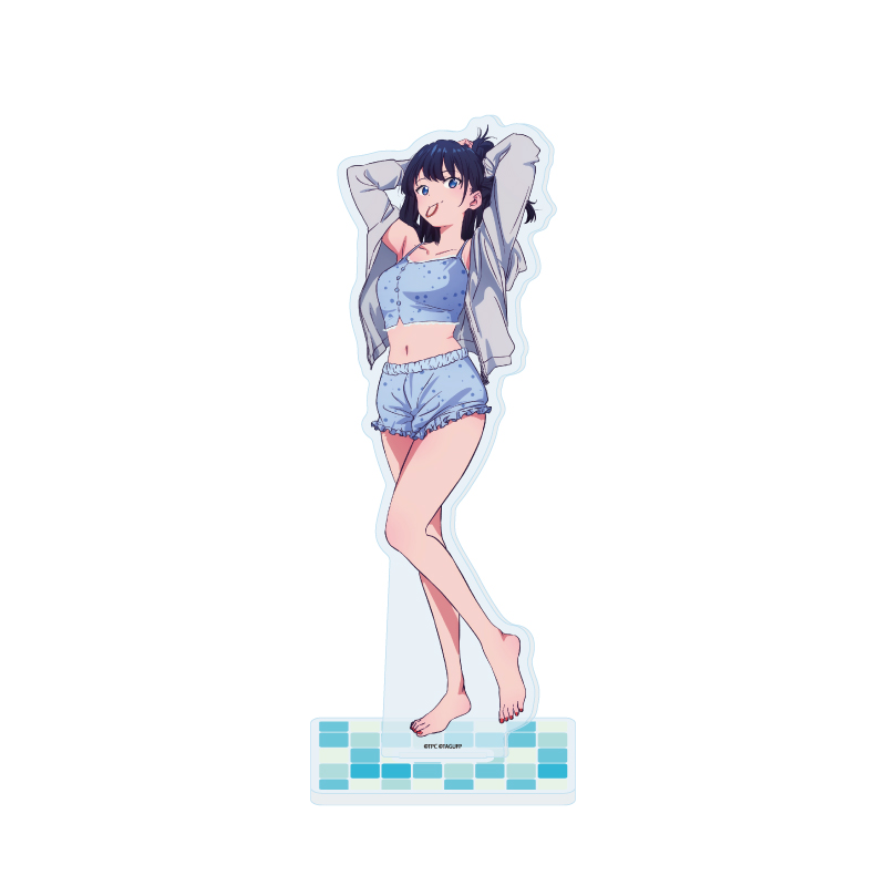 Acrylic Stand "GRIDMAN UNIVERSE" 50 Takarada Rikka After Bath Ver. (Original Illustration)