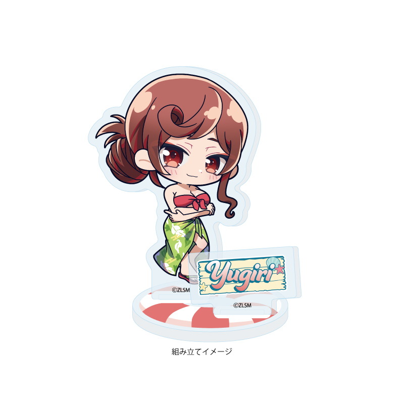 Acrylic Stand Plate "Zombie Land Saga: Yumeginga Paradise" 05 Yugiri Swimwear Ver. (Mini Character Illustration)