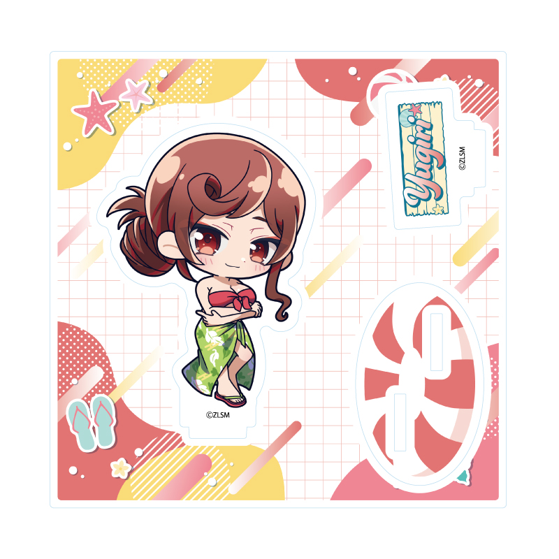 Acrylic Stand Plate "Zombie Land Saga: Yumeginga Paradise" 05 Yugiri Swimwear Ver. (Mini Character Illustration)