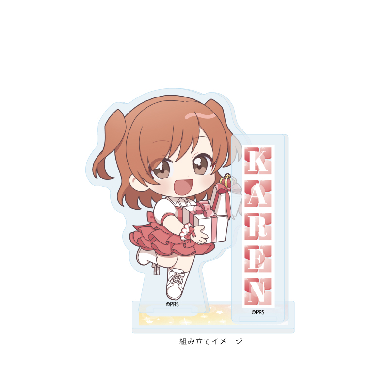 Acrylic Stand Plate "Shojo Kageki Revue Starlight" 01 Aijo Karen Celebration Ver. (Mini Character Illustration)