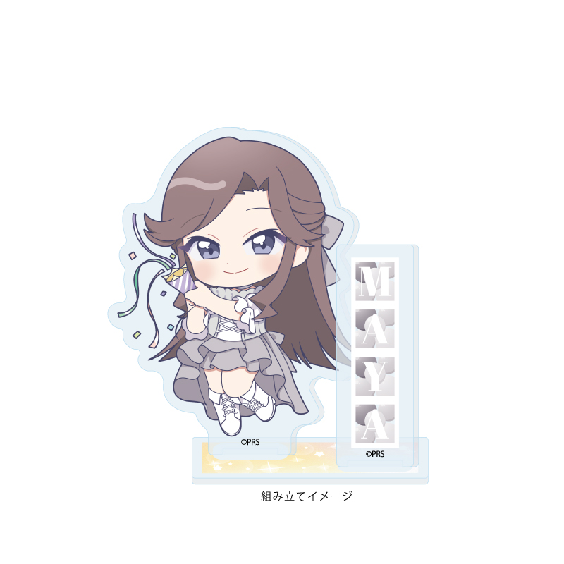 Acrylic Stand Plate "Shojo Kageki Revue Starlight" 03 Tendo Maya Celebration Ver. (Mini Character Illustration)