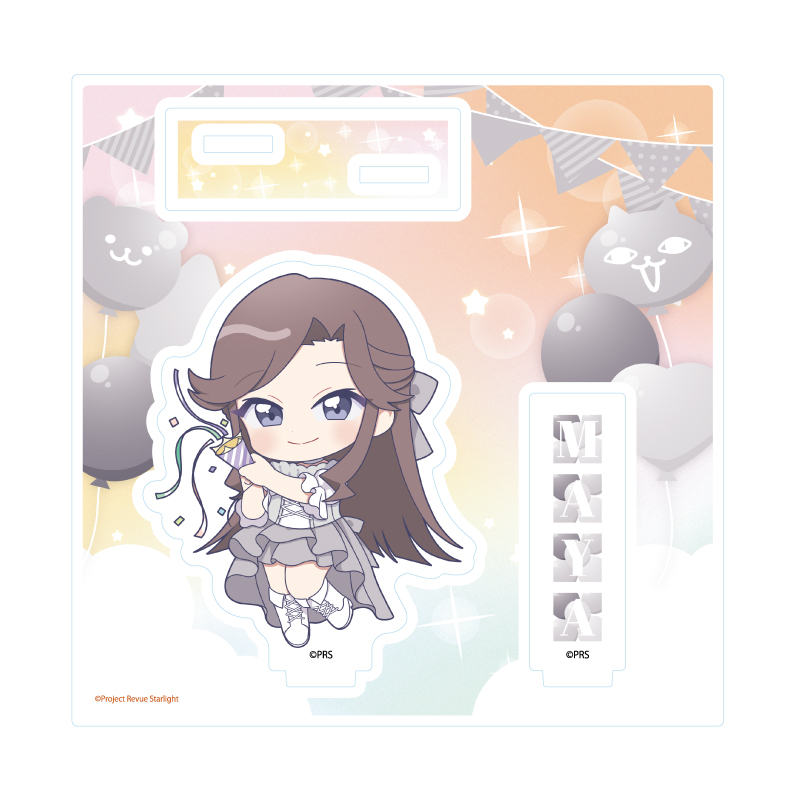 Acrylic Stand Plate "Shojo Kageki Revue Starlight" 03 Tendo Maya Celebration Ver. (Mini Character Illustration)
