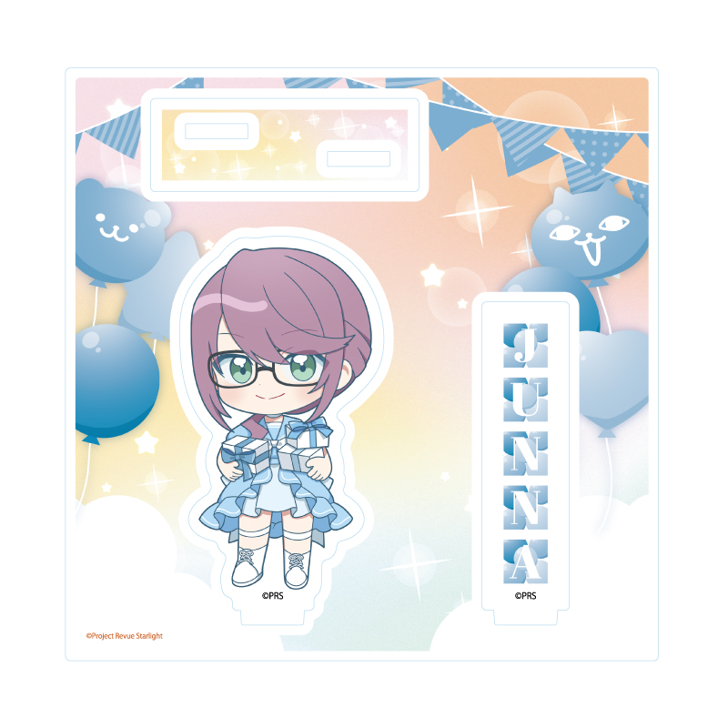 Acrylic Stand Plate "Shojo Kageki Revue Starlight" 04 Hoshimi Junna Celebration Ver. (Mini Character Illustration)