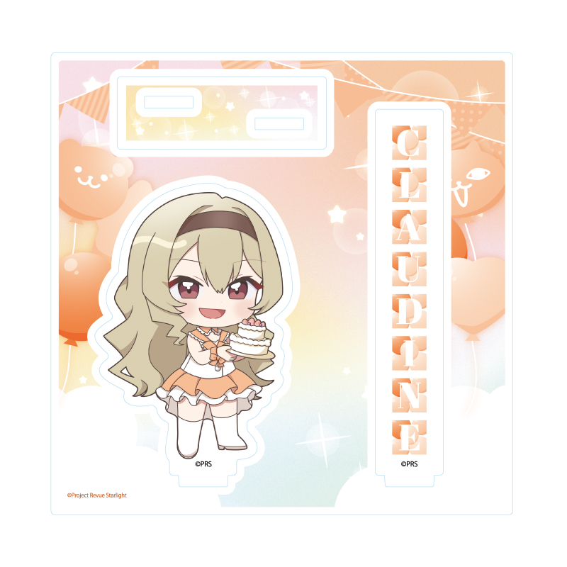 Acrylic Stand Plate "Shojo Kageki Revue Starlight" 07 Saijo Claudine Celebration Ver. (Mini Character Illustration)