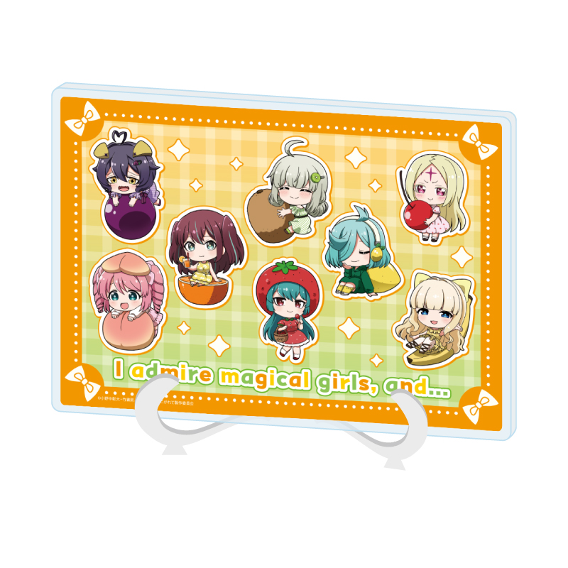 Acrylic Art Board A5 Size "Gushing Over Magical Girls" 06 C (Mini Character Illustration)