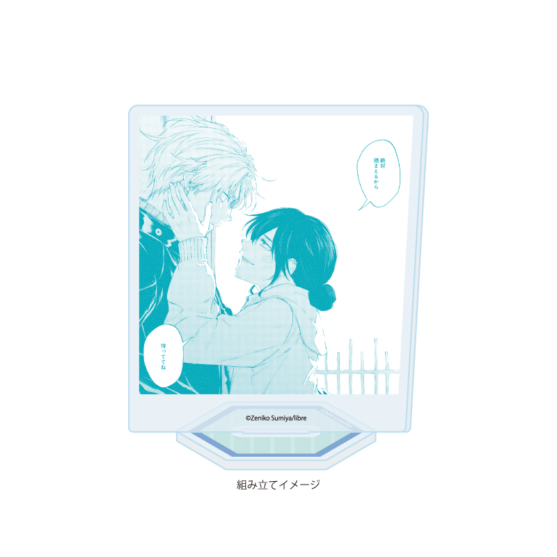 Acrylic Stand Plate "Ikidekinainoha Kiminosei" 02 Miyoshi & Aogiri (Official Illustration)