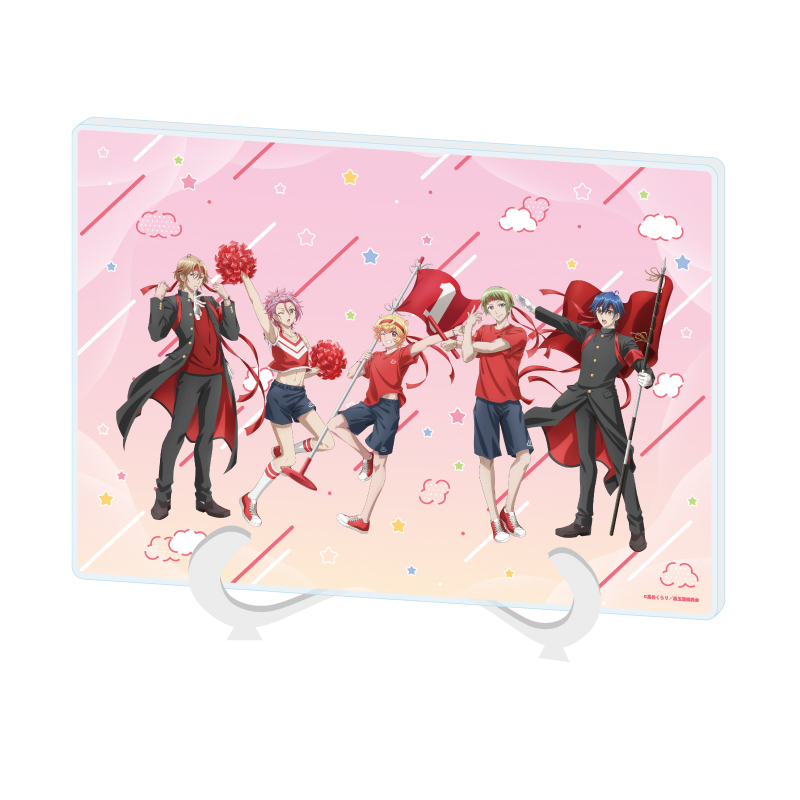 Acrylic Art Board A5 Size "Cute High Earth Defense Club" 01 A (Original Illustration)