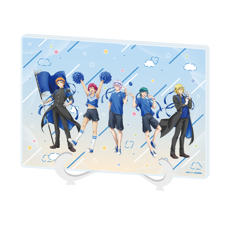Acrylic Art Board A5 Size "Cute High Earth Defense Club" 02 B (Original Illustration)