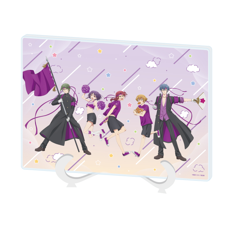 Acrylic Art Board A5 Size "Cute High Earth Defense Club" 03 C (Original Illustration)