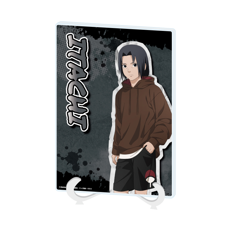 Acrylic Art Board A5 Size "NARUTO -Shippuden-" 07 Uchiha Itachi Street Fashion Ver. (Original Illustration)