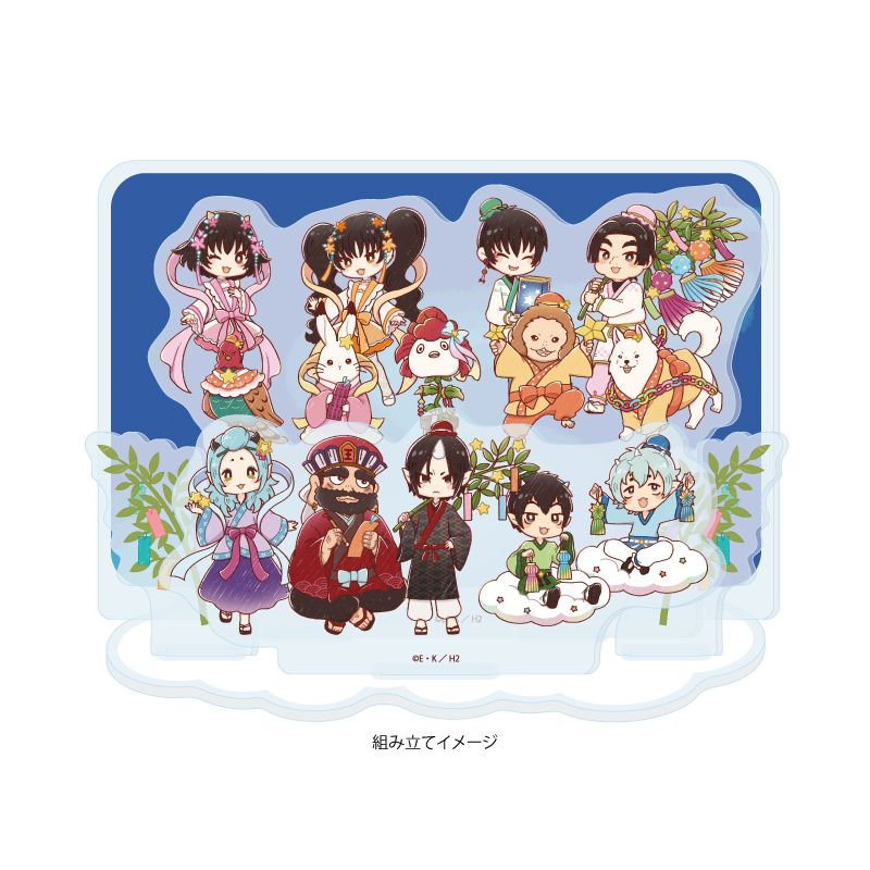 Acrylic Diorama "Hozuki's Coolheadedness" 03 Tanabata Ver. (Graff Art Illustration)