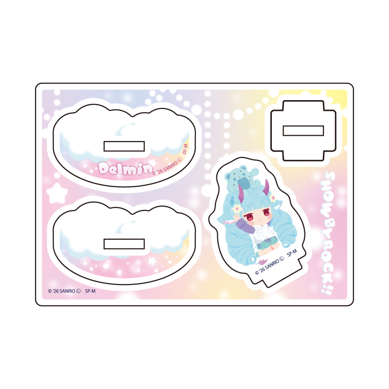 Yurayura Acrylic Stand "Show by Rock!!" 21 Delmin (Mini Character Illustration)