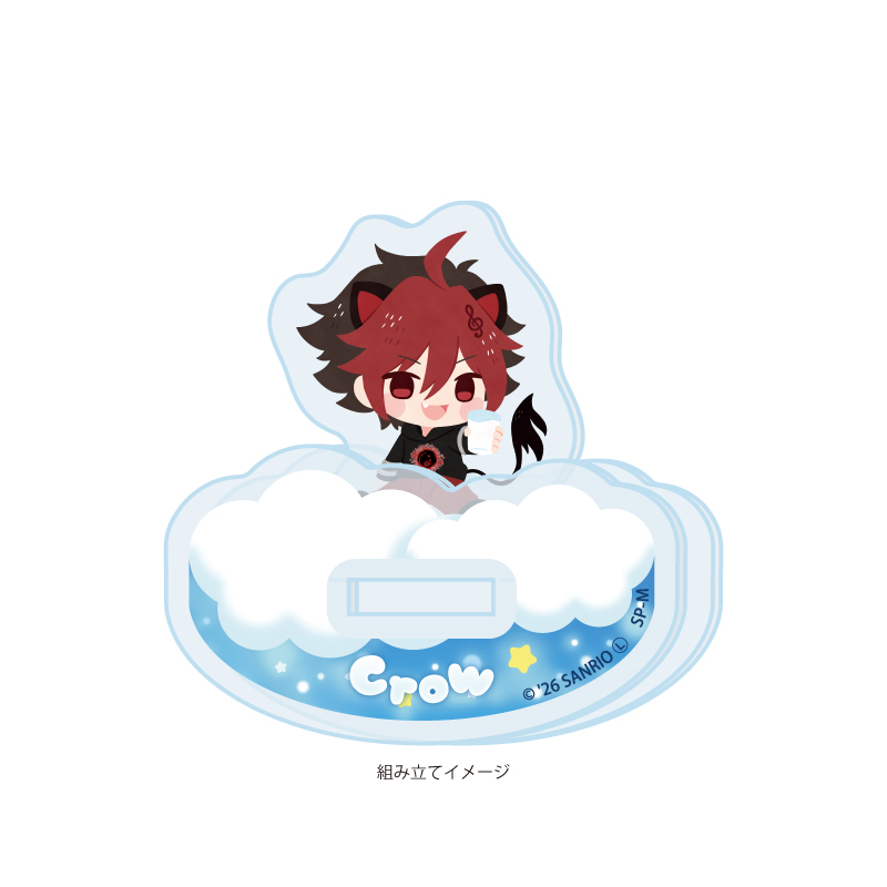 Yurayura Acrylic Stand "Show by Rock!!" 22 Crow (Mini Character Illustration)