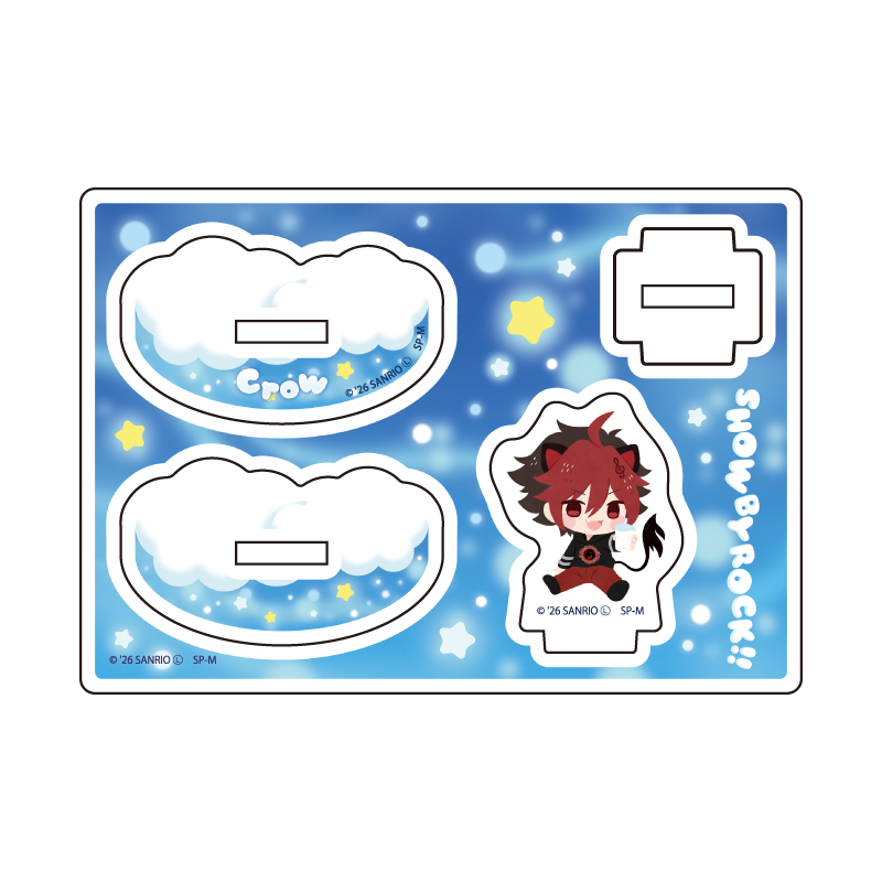Yurayura Acrylic Stand "Show by Rock!!" 22 Crow (Mini Character Illustration)