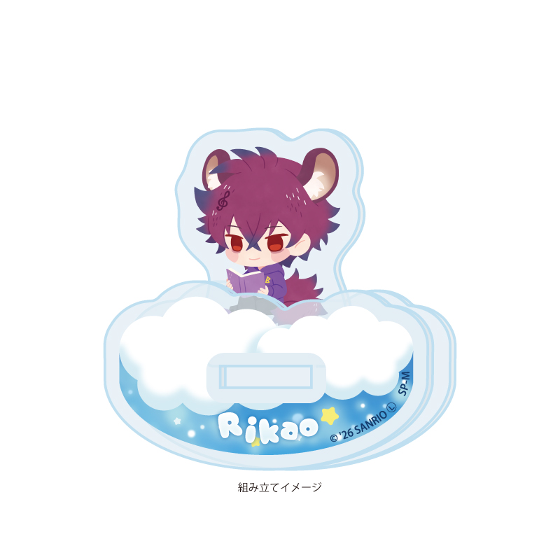 Yurayura Acrylic Stand "Show by Rock!!" 23 Rikao (Mini Character Illustration)
