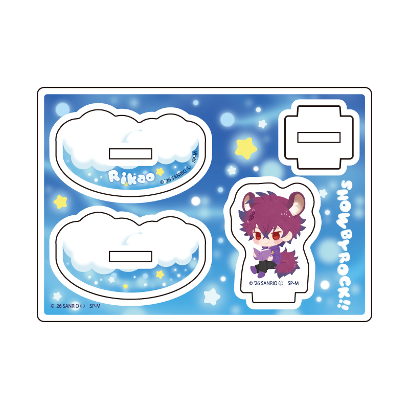 Yurayura Acrylic Stand "Show by Rock!!" 23 Rikao (Mini Character Illustration)