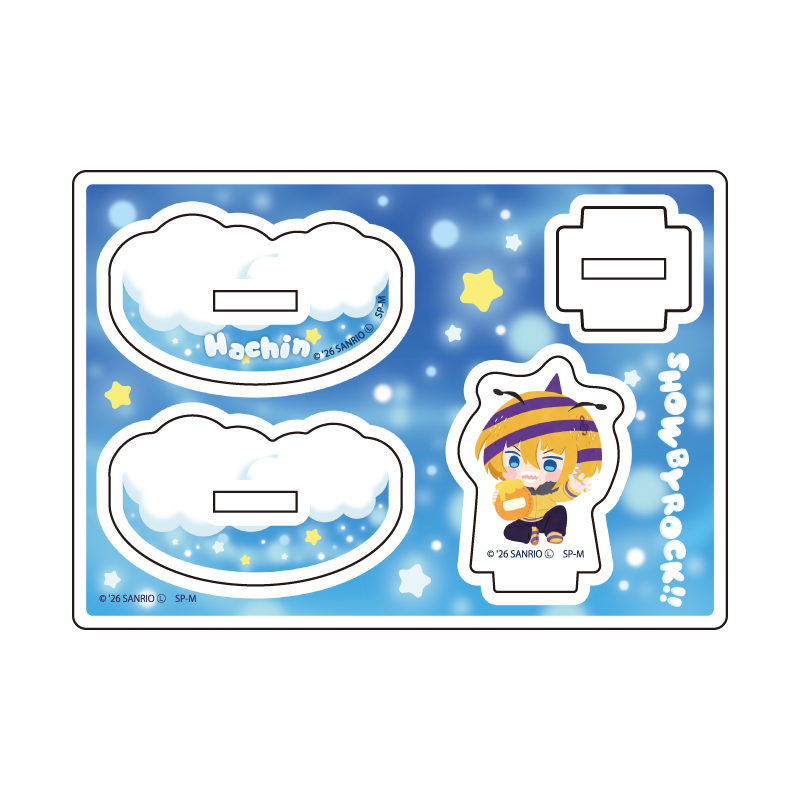 Yurayura Acrylic Stand "Show by Rock!!" 25 Hachin (Mini Character Illustration)