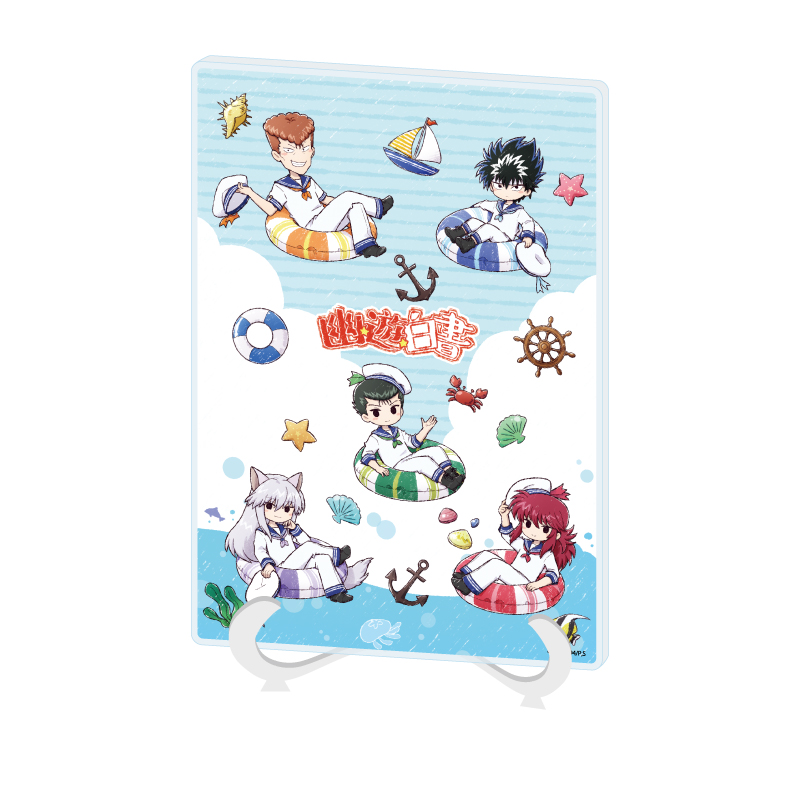 Acrylic Art Board A5 Size "YuYu Hakusho" 13 Group Design Marine Ver. (Graff Art Illustration)