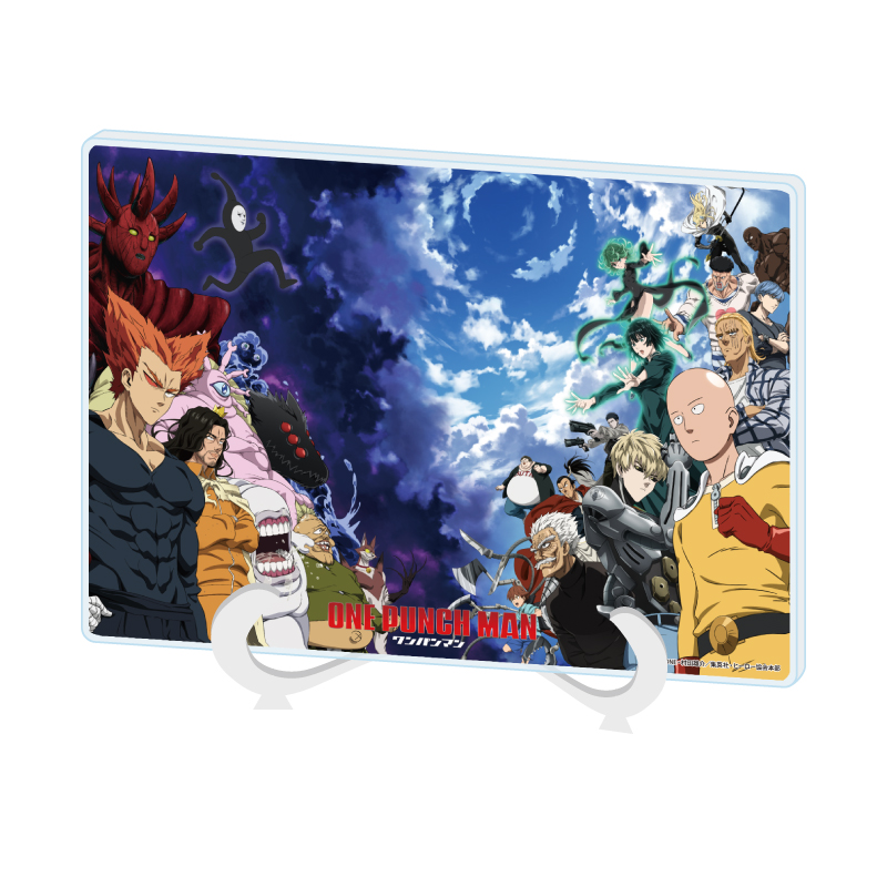 Acrylic Art Board A5 Size "One-Punch Man" 01 Key Visual (Official Illustration)