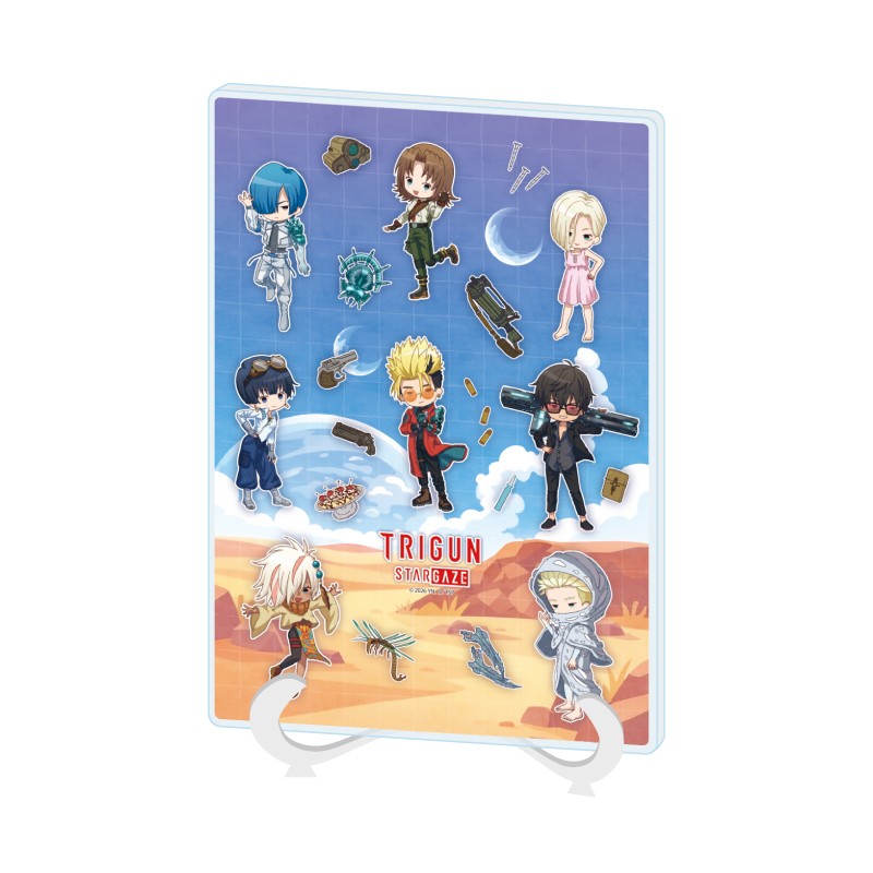 Acrylic Art Board A5 Size "Trigun Stargaze" 01 Group Design (Graff Art)