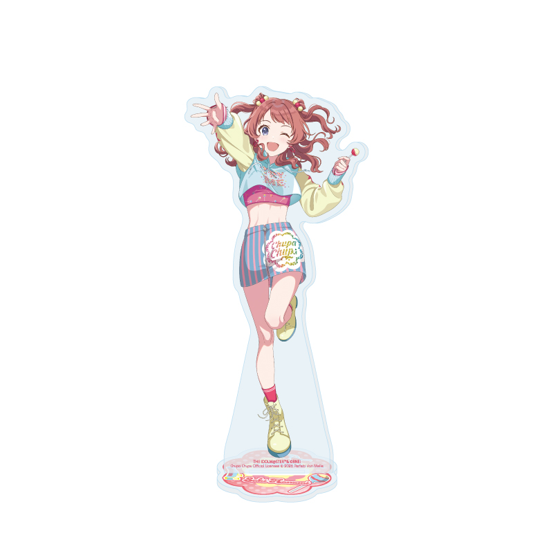Acrylic Stand "Gakuen Idolmaster" x Chupa Chups 01 Hanami Saki (Original Illustration)