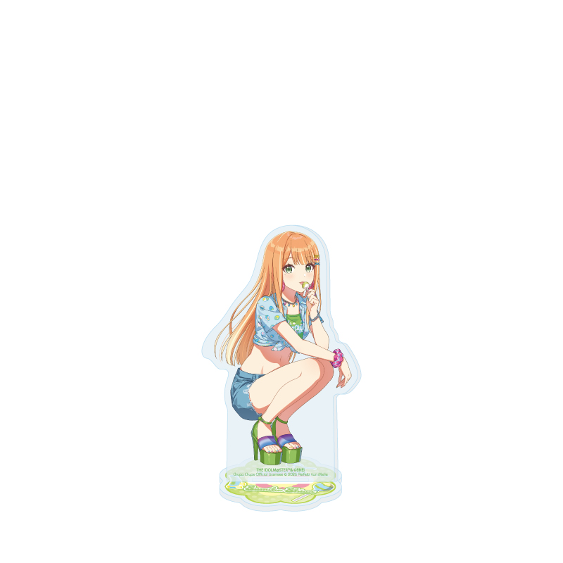 Acrylic Stand "Gakuen Idolmaster" x Chupa Chups 08 Shiun Sumika (Original Illustration)