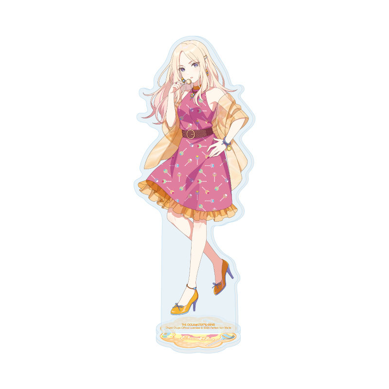 Acrylic Stand "Gakuen Idolmaster" x Chupa Chups 10 Juo Sena (Original Illustration)