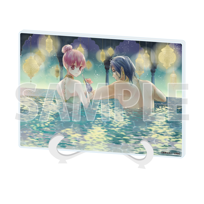 Acrylic Art Board A5 Size LaLa All-Star Calendar 17 "Konyakusha wa Dekiai no Furi"