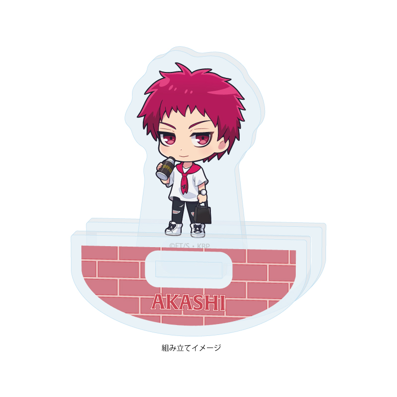 Yurayura Acrylic Stand "Kuroko's Basketball" 15 Akashi Seijuro Street Shopping Ver. (Mini Character Illustration)