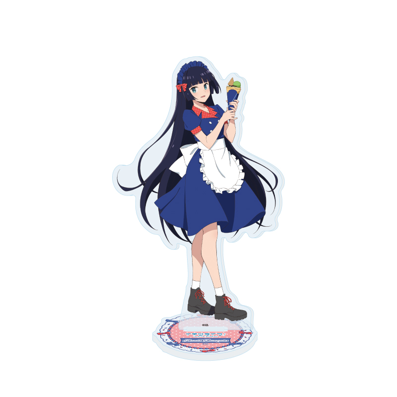 Acrylic Stand "IKIZULIVE! LOVELIVE! BLUEBIRD" 04 Crepe Ver. Komagata Hanabi (Original Illustration)
