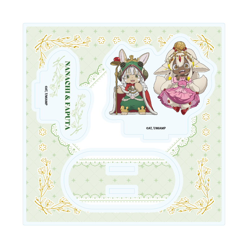 Acrylic Stand Plate "Made in Abyss" 03 Nanachi & Faputa The Frog Prince Ver. (Mini Character Illustration)