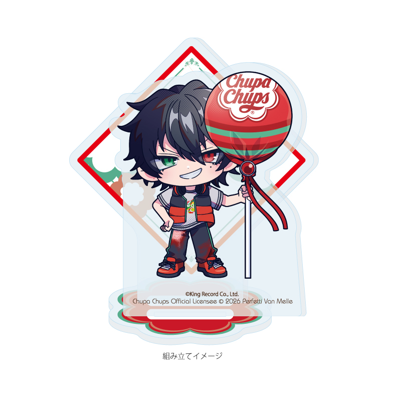 Acrylic Stand Plate "Hypnosismic -Division Rap Battle-" x Chupa Chups 01 Yamada Ichiro (Mini Character Illustration)