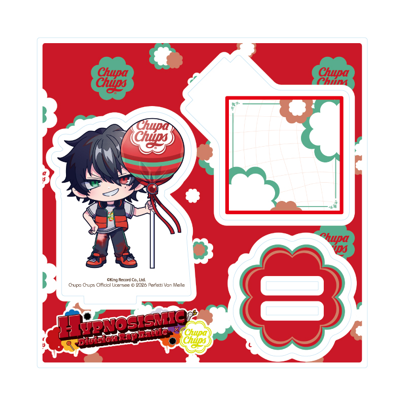 Acrylic Stand Plate "Hypnosismic -Division Rap Battle-" x Chupa Chups 01 Yamada Ichiro (Mini Character Illustration)