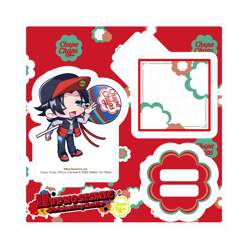 Acrylic Stand Plate "Hypnosismic -Division Rap Battle-" x Chupa Chups 02 Yamada Jiro (Mini Character Illustration)