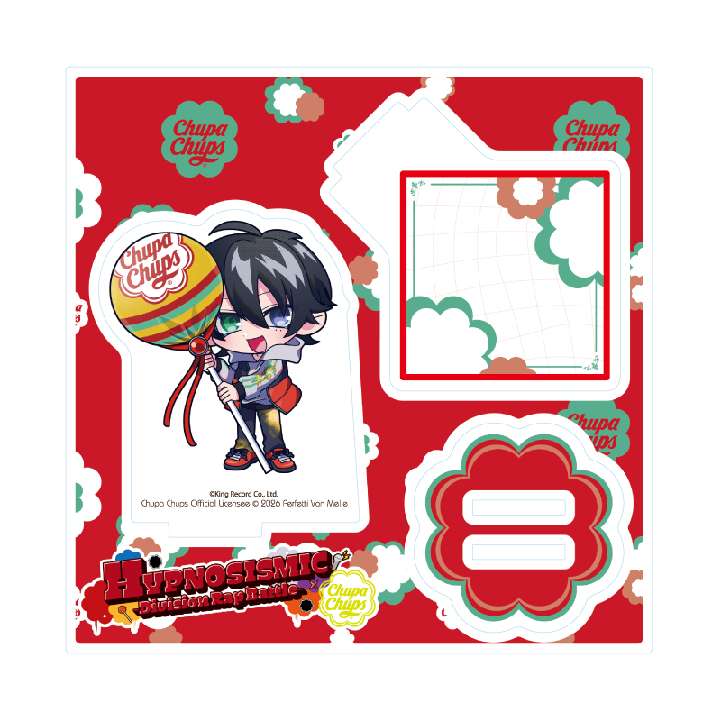 Acrylic Stand Plate "Hypnosismic -Division Rap Battle-" x Chupa Chups 03 Yamada Saburo (Mini Character Illustration)