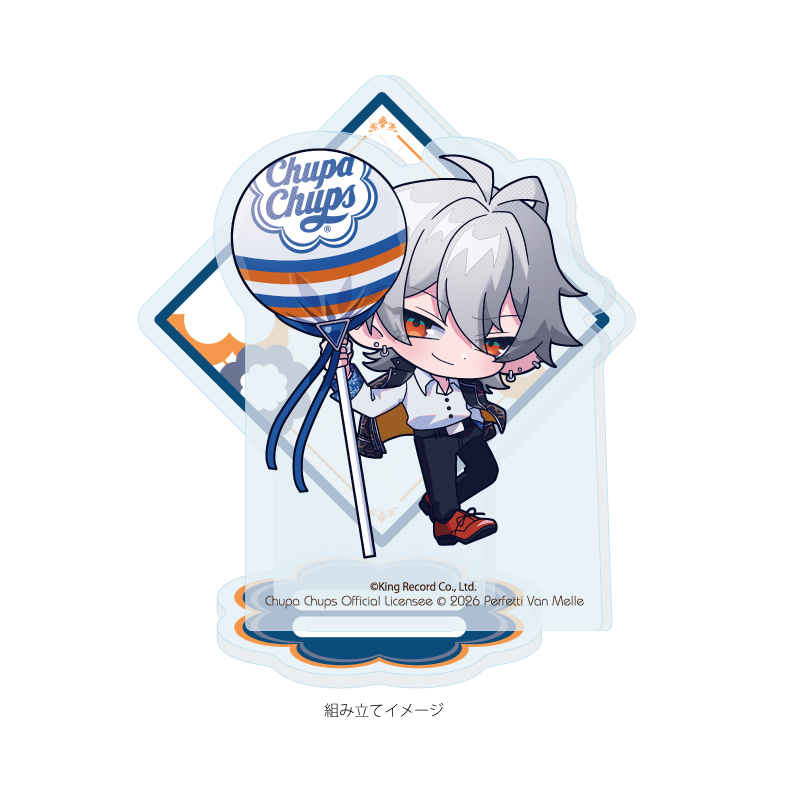 Acrylic Stand Plate "Hypnosismic -Division Rap Battle-" x Chupa Chups 04 Aohitsugi Samatoki (Mini Character Illustration)