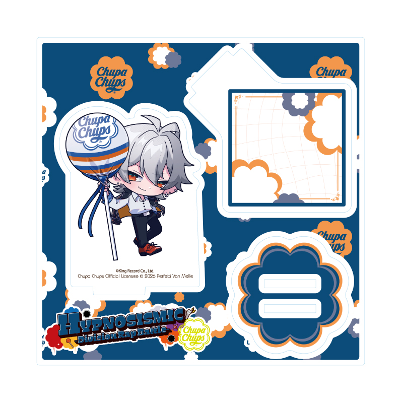 Acrylic Stand Plate "Hypnosismic -Division Rap Battle-" x Chupa Chups 04 Aohitsugi Samatoki (Mini Character Illustration)