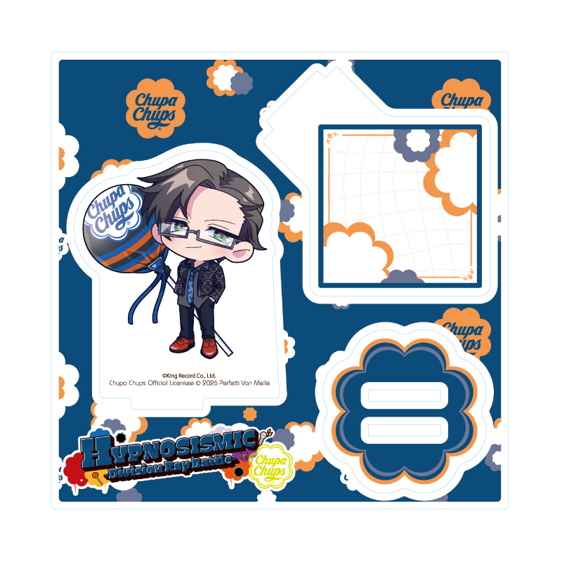 Acrylic Stand Plate "Hypnosismic -Division Rap Battle-" x Chupa Chups 05 Iruma Jyuto (Mini Character Illustration)