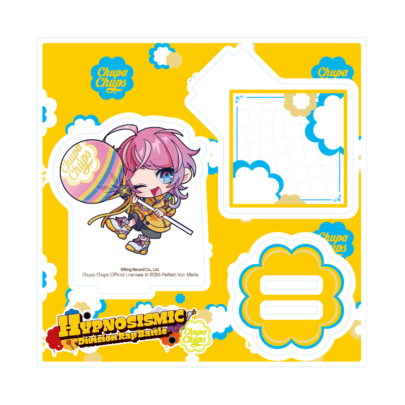 Acrylic Stand Plate "Hypnosismic -Division Rap Battle-" x Chupa Chups 07 Amemura Ramuda (Mini Character Illustration)