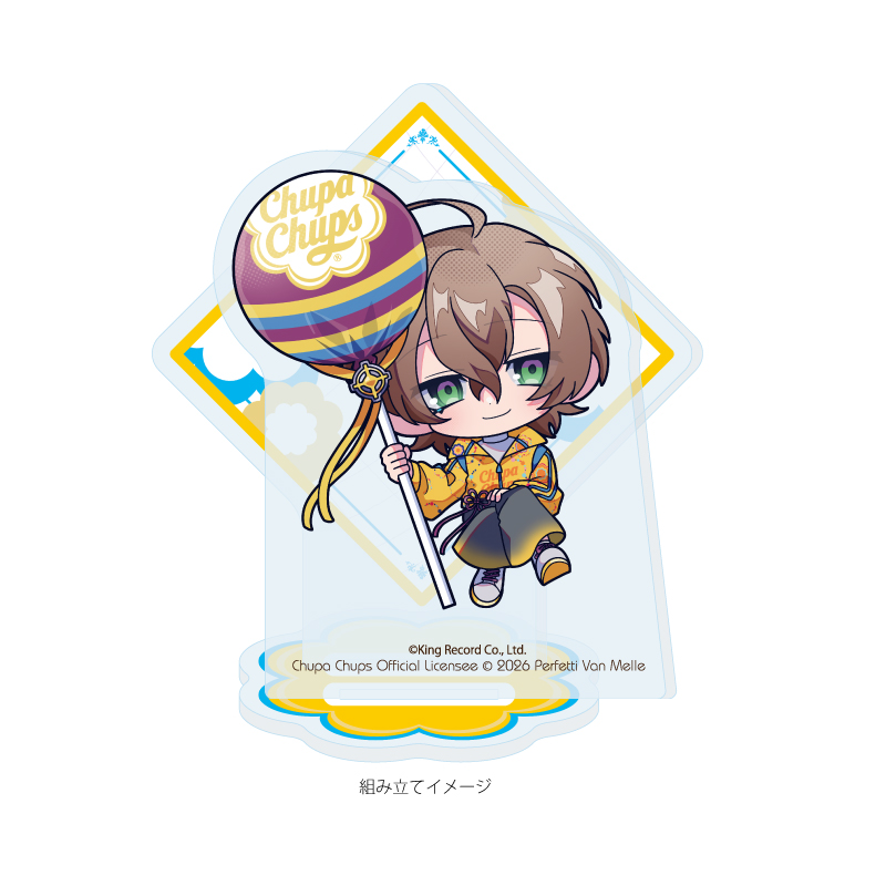 Acrylic Stand Plate "Hypnosismic -Division Rap Battle-" x Chupa Chups 08 Yumeno Gentaro (Mini Character Illustration)