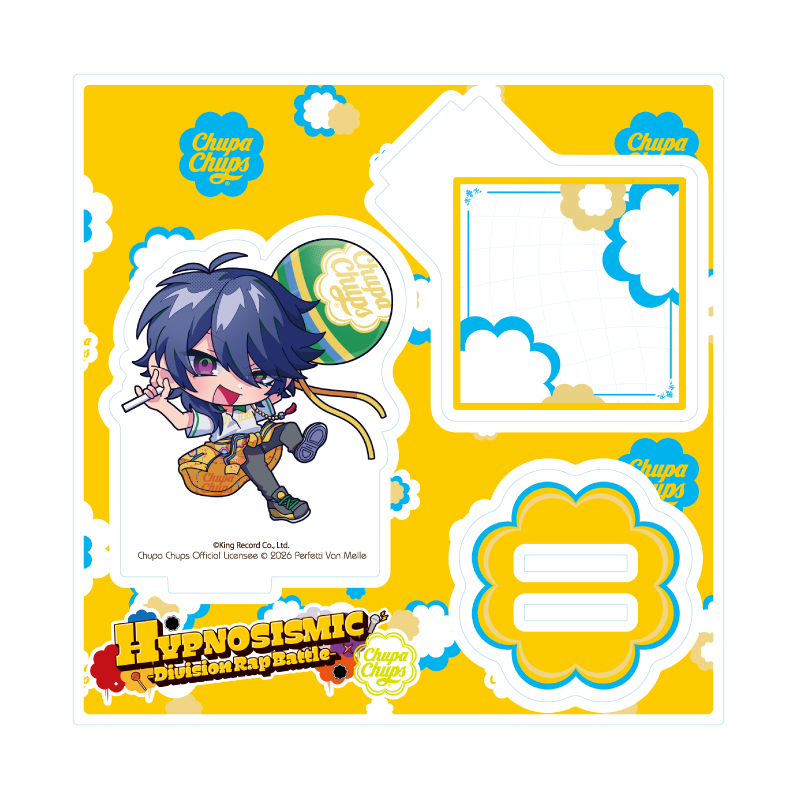 Acrylic Stand Plate "Hypnosismic -Division Rap Battle-" x Chupa Chups 09 Arisugawa Dice (Mini Character Illustration)