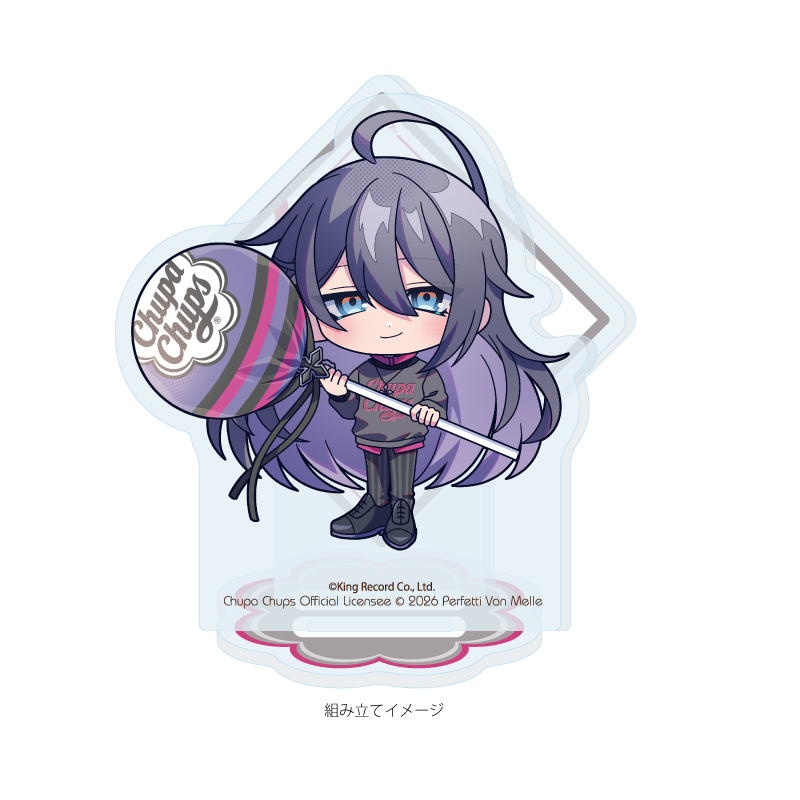 Acrylic Stand Plate "Hypnosismic -Division Rap Battle-" x Chupa Chups 10 Jinguji Jakurai (Mini Character Illustration)