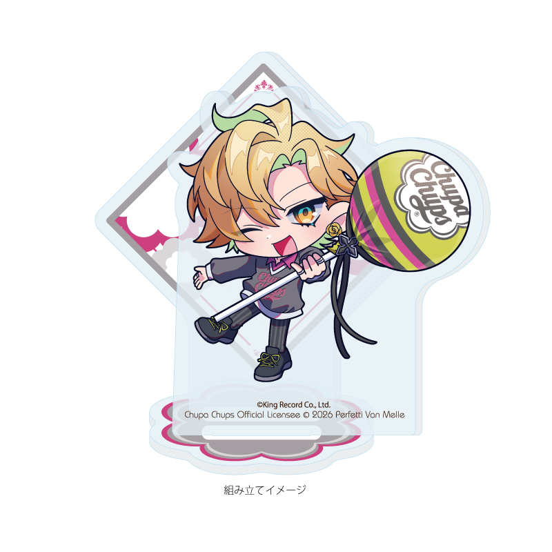 Acrylic Stand Plate "Hypnosismic -Division Rap Battle-" x Chupa Chups 11 Izanami Hifumi (Mini Character Illustration)