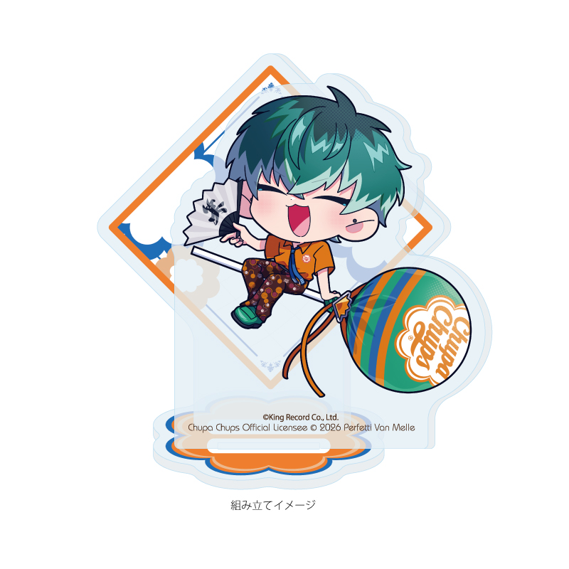 Acrylic Stand Plate "Hypnosismic -Division Rap Battle-" x Chupa Chups 13 Nurude Sasara (Mini Character Illustration)
