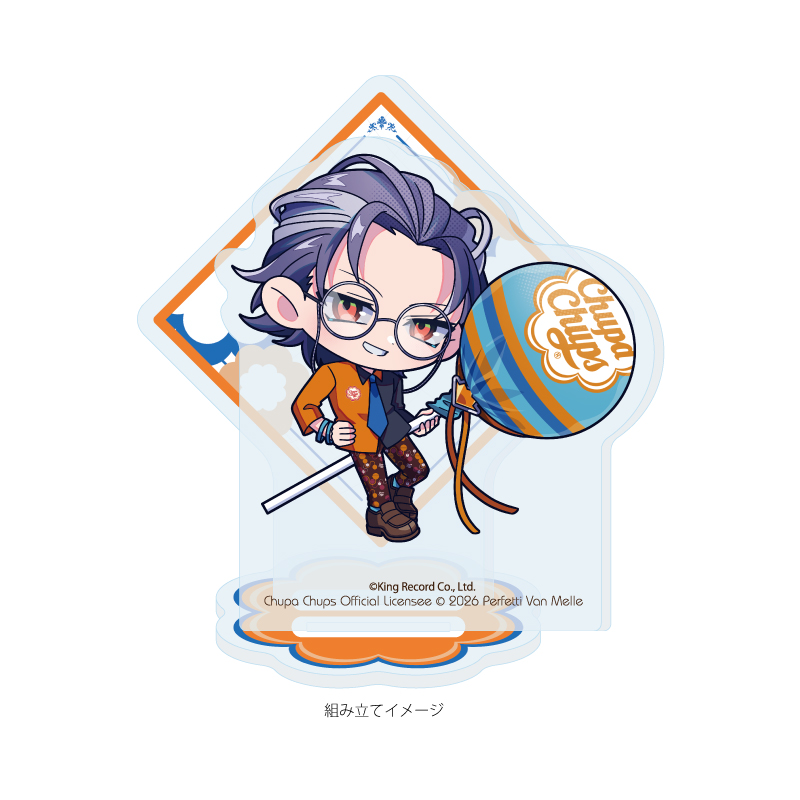 Acrylic Stand Plate "Hypnosismic -Division Rap Battle-" x Chupa Chups 14 Tsutsujimori Rosho (Mini Character Illustration)
