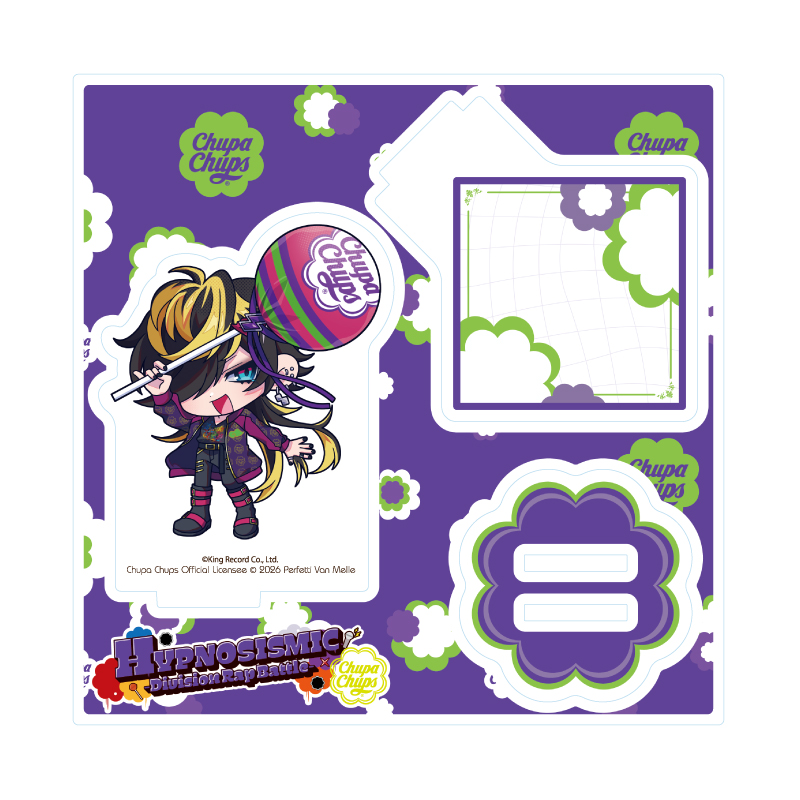 Acrylic Stand Plate "Hypnosismic -Division Rap Battle-" x Chupa Chups 17 Aimono Jyushi (Mini Character Illustration)