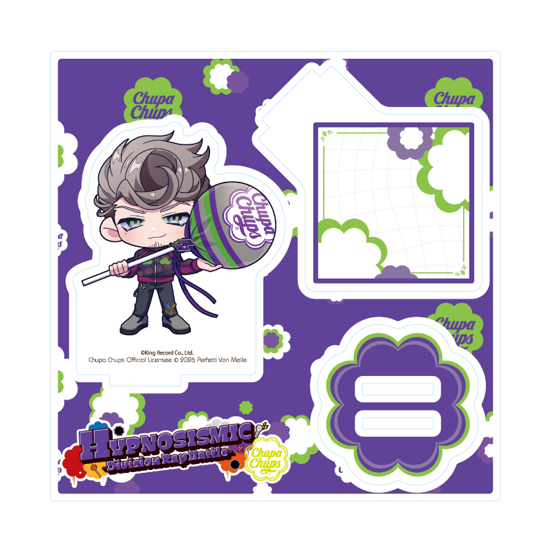 Acrylic Stand Plate "Hypnosismic -Division Rap Battle-" x Chupa Chups 18 Amaguni Hitoya (Mini Character Illustration)