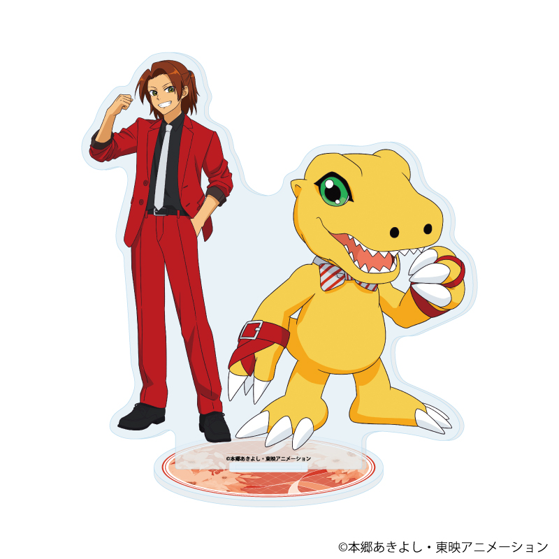 Acrylic Stand "Digimon Savers" 01 Daimon Masaru & Agumon (Original Illustration)