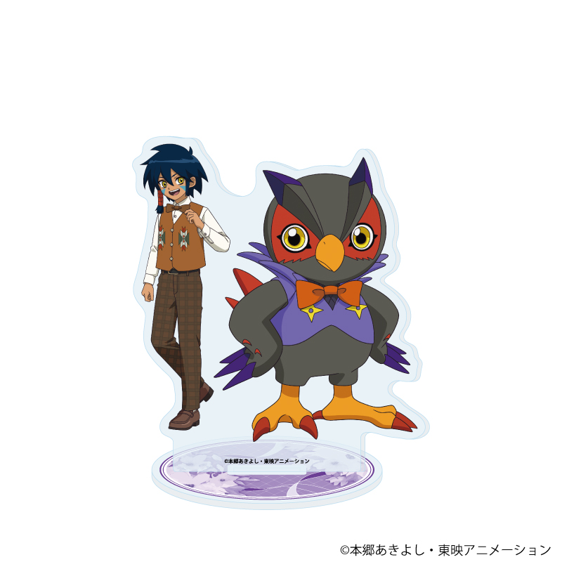 Acrylic Stand "Digimon Savers" 04 Ikuto & Falcomon (Original Illustration)